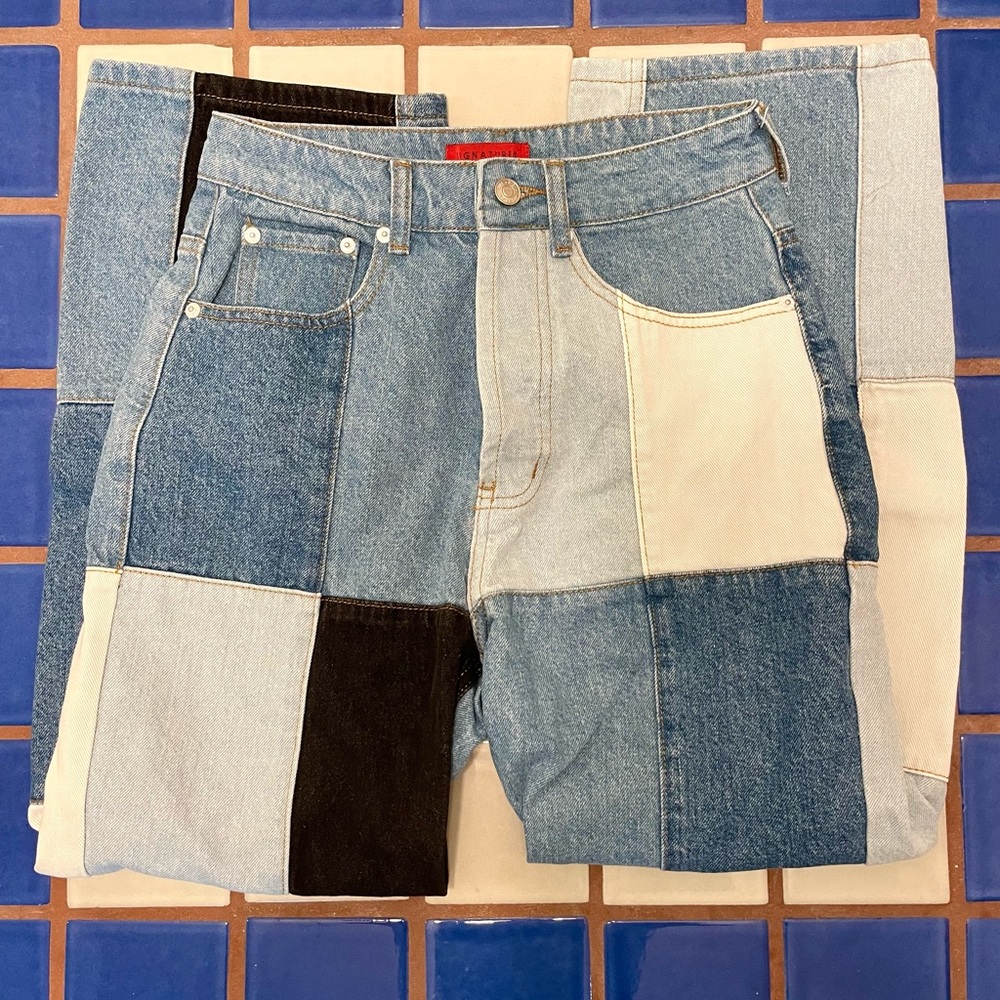 Signature 8 Patch Work Jeans